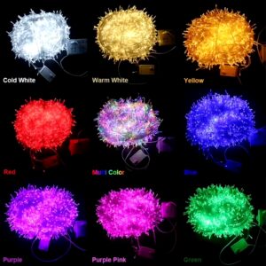 LED String Lights Fairy Lights RGB Outdoor for Holiday Decorations for Christmas Parties IP65 Waterproof 10M 20M 50M 100M 80 6V - Image 7