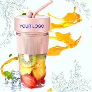 Creative Smoothies Travel Portable Blender Cup 30s Ice Crushing Power USB Juicer Blender 350ml Mini Personal Blender with Straw - Image 3