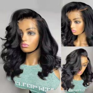 Body Wave Lace Front Human Hair Wigs for Black Women Full Hd Frontal Wig Human Hair Ocean Wave Bob Wigs - Image 4