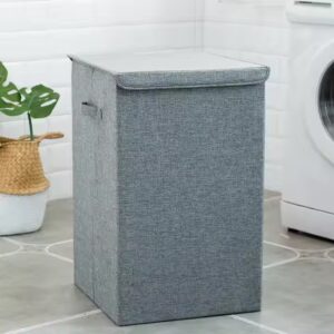 Cotton foldable large capacity multifunctional clothes storage organizer storage box laundry hamper basket - Image 6