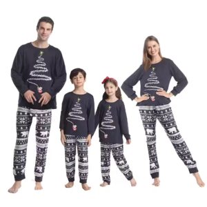 Family Christmas Pajamas Set Fashion Print Father Mother Kids Dog Family Matching Clothes Outfits Family Sleepwear - Image 6