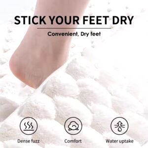 Upgraded thickened memory foam bathroom mat bathroom water-absorbent non-slip foot mat bath wipe foot mat back erasable - Image 3