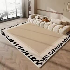 Modern style Rug Popular Cream Style Carpet Living Room Luxury New Vintage Light French Bedroom Bedside Luxury Area Carpet - Image 4