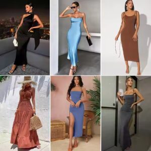 High End Cotton Dress Second Hand Mixed Sizes Clothes Stock - Image 6