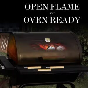 Barbecue Natural Wooden Handle Nesting Grill Baskets - Image 4