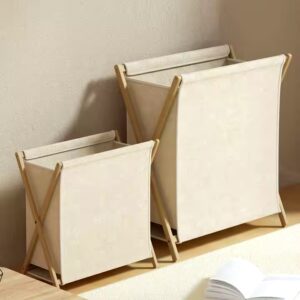High quality laundry basket with lid fabric clothing laundry storage basket foldable storage boxes laundry storage basket - Image 7