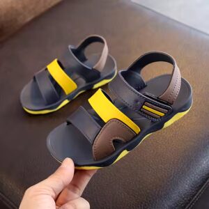 Cheap Wholesale Lightweight Comfortable Kids Boys Fashion Sport Sandals Open Toe Summer Ankle Strap Flat Sandals for Childr - Image 5