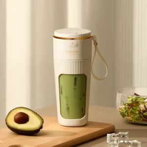 Portable Blender and Mixer 10 Blades Batidora Licuadora Portatil USB Rechargeable Fresh Juicer Bottle With Straw - Image 3