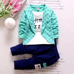 High quality custom fashion children clothes set boys trendy clothes - Image 5