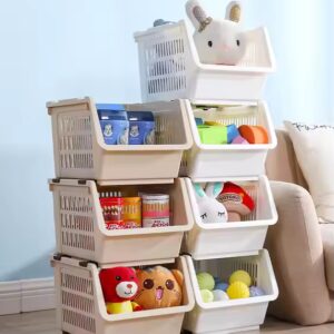 Plastic Floor Type Kitchen Storage Drawer Vegetable And Fruit Storage Rack Multi-functional Toy Shelf - Image 6