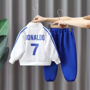 New Boys Spring Suit Children's Fashion Sports Set for Spring & Autumn Trendy Baby Leisure Sportswear - Image 4
