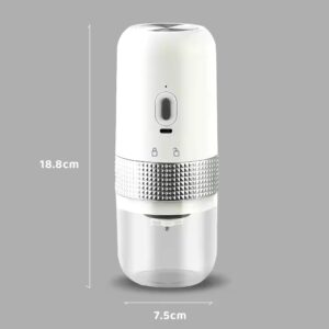 Small Cordless Mini Coffee Bean Grinder Portable Electric USB Rechargeable Coffee Grinder For Coffee Bean - Image 7