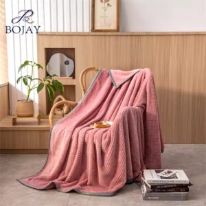 Luxury Home Soft Plaid Pineapple Flannel Throw Blanket warm Polyester Coral Fleece Blankets for Winter - Image 8