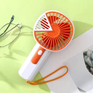 Travel Home USB Charge Battery Powered Air Cooling Fan Rechargeable Wireless Pocket Fan Portable Mini Desk Electric Fan - Image 4