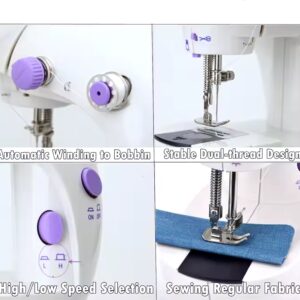 Adult Electric Crafting Speed Crafting Mending Machine Electric Overlock Sewing Silks Wool Leather Mini Portable Sewing Machine - Image 6