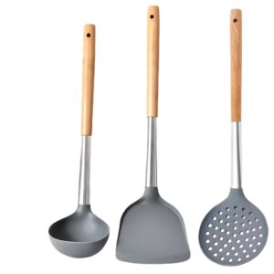 A complete set of stir fried vegetable shovels and kitchen utensils - Image 3