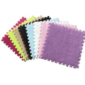 Interlocking Floor Mats Tiles Eva Puzzle Hairy Rug - Image 5