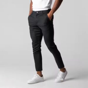 Four seasons new men's casual pants business pants - Image 5
