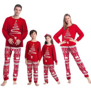 Family Christmas Pajamas Set Fashion Print Father Mother Kids Dog Family Matching Clothes Outfits Family Sleepwear - Image 3