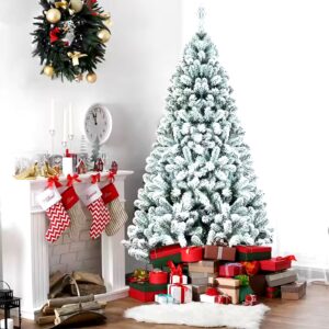 6ft 7ft 8ft 9ft 10ft 12ft Snow Christmas Trees PE PVC Big Artificial Green Christmas Tree - Image 3