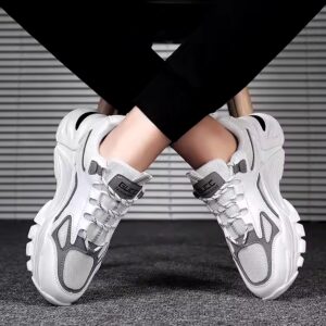 Special Design Boy's Basketball Shoes Comfortable Casual Walking Shoes Men Lights Mesh Running Shoes - Image 3