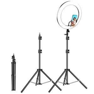12 inch photographic lighting Kit with Tripod Stand Selfie Stick ,Phone Holder for Phone Selfie Video Makeup Youtube Photography - Image 7