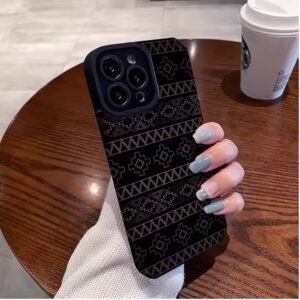 Multiple Styles Line Printing TPU Artificial Leather Mobile Phone Cover Case For Iphone 6 7 8 X Xr Xs 11 12 13 14 15 16 Pro Max - Image 6