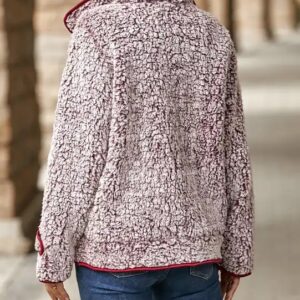 Urban Winter Collection Fashion Women Loose Jacket Ladies Solid Color Soft Zipper Fur Coats - Image 4