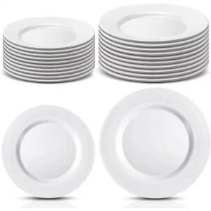 Melamine Dinnerware Kitchen Tableware Platos Blancos White Plates Dishes for Restaurant - Image 7