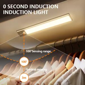 Silver & Black LED Motion Sensor under Cabinet Light for Kitchen 3000k 4000k 6000k Brightness Dimmable 3 Colors Switch Control - Image 7
