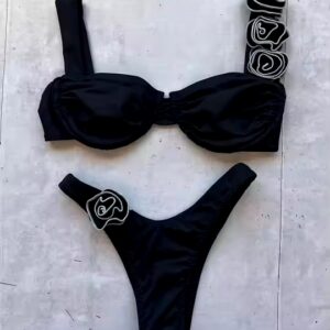 TW Flower Women Swimsuit Brazilian Biquini Sexy Female Swimwear Bathing Suit Beachwear Swimming Suit Push Up Bikini Sexy - Image 7