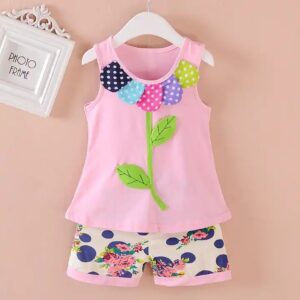 Newborn Baby Girl Summer Clothes Sets Wholesale - Image 5