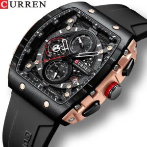 CURREN 8442 Men's Watches Top Luxury Brand Waterproof Sport Wrist Watch Chronograph Quartz Relogio Masculino - Image 5