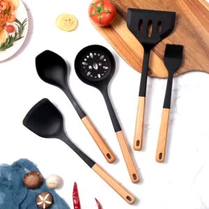 Hot Selling High Quality Kitchen Tools 9 Pcs Silicone Kitchen Utensils Set Use For Cooking Tools Utensils Set - Image 5