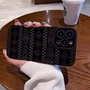 Multiple Styles Line Printing TPU Artificial Leather Mobile Phone Cover Case For Iphone 6 7 8 X Xr Xs 11 12 13 14 15 16 Pro Max - Image 4