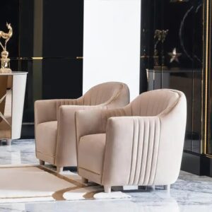wholesale Luxurious modern home furniture living room sofa love seat microfiber fabric sofas - Image 3