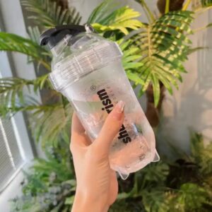 New Style 18oz Clear Tumbler Outdoor Protein Gym Shaker Bottle Smoothie Cup - Image 6