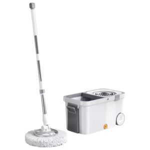 Wholesale of luxury mop buckets with wheels for simple floor cleaning by manufacturers labor-saving rotating mop kits - Image 6
