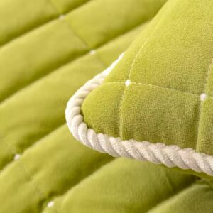 modern simple solid color Winter villus plaid sofa cushion Soft comfortable non-slip Green beige Sofa Cover cloth Sofa Blanket - Image 7