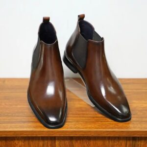 Trendy Top Grade Genuine Cowhide Leather Breathable Ankle-Wear Men Wear-Resistant Casual Dress Shoes Winter - Image 7