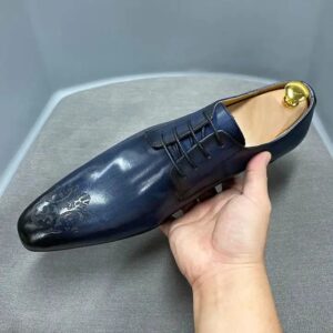 High Quality Leather Business Casual Shoes For Men Carved Point Formal Derby Leather Shoe For Men Dress Shoes Oxfords - Image 6