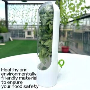 XJH Freshness Preservation Pod Cilantro Container Mini Herb Saver For Refrigerator Use - Image 7