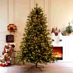 Pre-Lit Artificial Feel Real High-grade PE Christmas Tree 6FT/7FT/8FT Source Factory Customization - Image 7