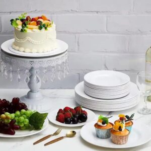 Melamine Dinnerware Kitchen Tableware Platos Blancos White Plates Dishes for Restaurant - Image 6
