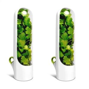 XJH Freshness Preservation Pod Cilantro Container Mini Herb Saver For Refrigerator Use - Image 3
