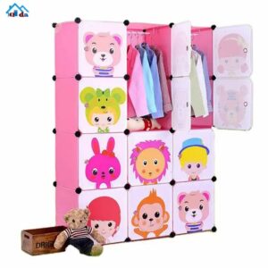 Wardrobe Craft PP Wardrobe Plastic Cube Storage Wardrobe for sale - Image 3