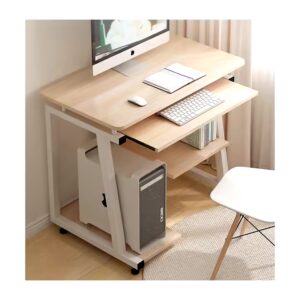 Cheap Office Computer Desk Table Home Simple Wooden Computer Desk With Shelf - Image 1