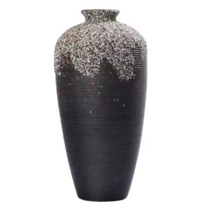 Nordic Style White Ceramic Flower Vase with Reactive Glaze Tabletop Vases Home Decor - Image 7