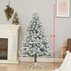 White Christmas Tree 2.4M/2.1/1.8/1.5/1.2m New Year Decoration Christmas Artificial Flocking Tree/ - Image 7