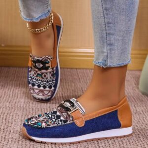 spring new canvas women flat casual shoes cloth shoes - Image 5